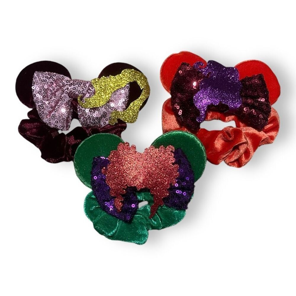New Disney Inspired Little Mermaid Ariel Dinglehopper Ponytail Hair Scrunchie